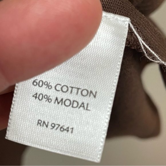 J.Jill women’s size Medium top Button Down Cotton Modal Blend lightweight - Picture 5 of 11